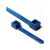 Kable Kontrol Kable Kontrol® Metal Detectable Zip Ties - 8" Long - 50 Lbs Tensile Strength - 100 pc Pack - Blue CTMD1400-50-BLUE